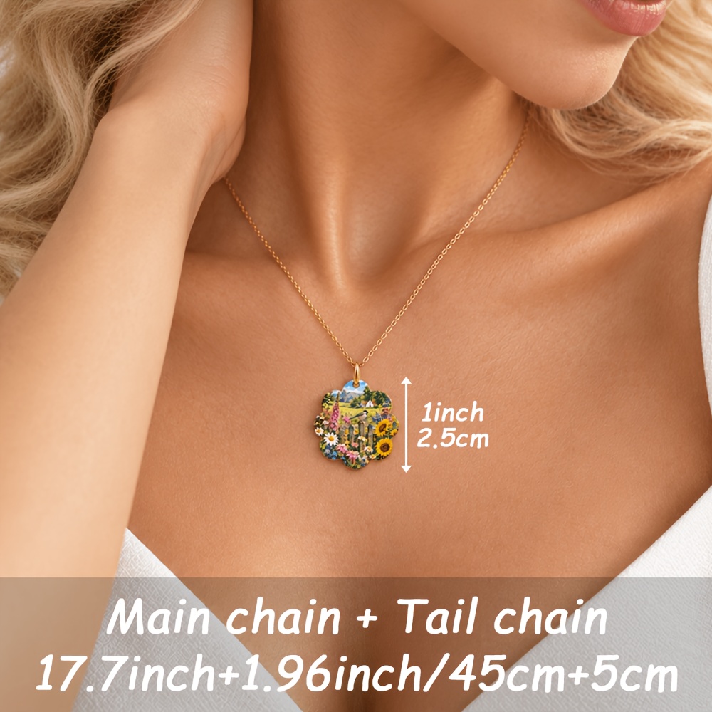 Women's Minimalist Nameplate Pendant Necklace in 304L Stainless Steel